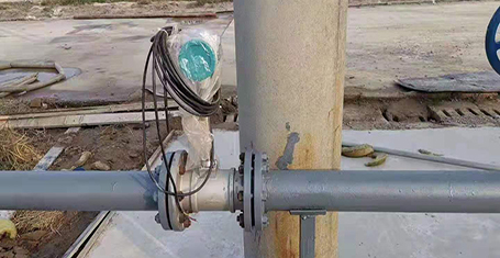 化工厂涡街流量计，安装调试完毕-tyc太阳仪表